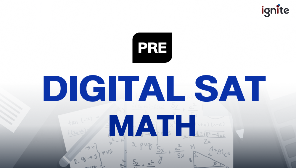 PRE DIGITAL SAT MATH