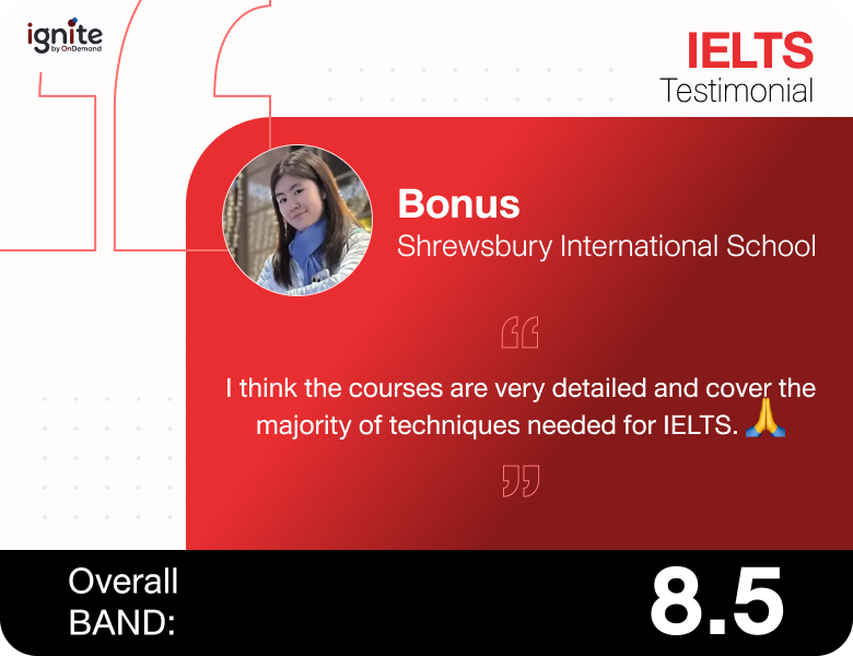 Alumni Review IELTS 8